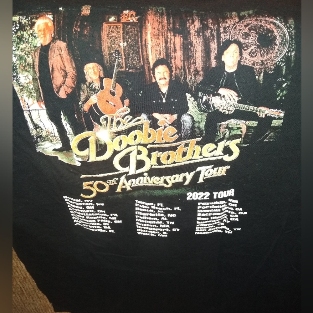 Doobie Brothers Tshirt XL Black - Picture 3 of 9